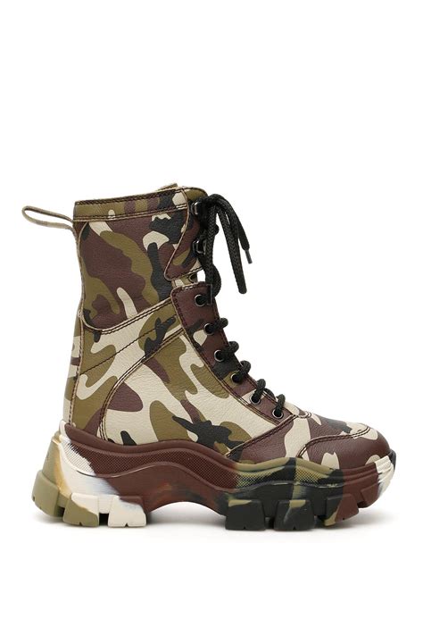 prada combat boots camouflage|nylon prada boots women.